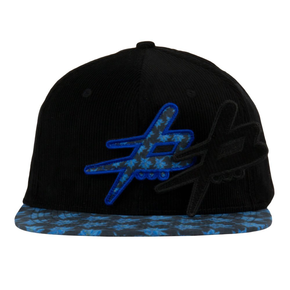 Phlo Designs Columbine Removable Logo Black Strapback Hat - Shop Avnu