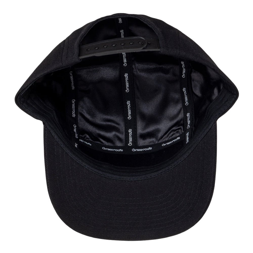 Touch of Class Black 5 Panel Hat - Shop Avnu