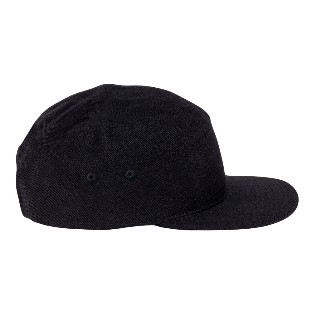 Touch of Class Black 5 Panel Hat - Shop Avnu