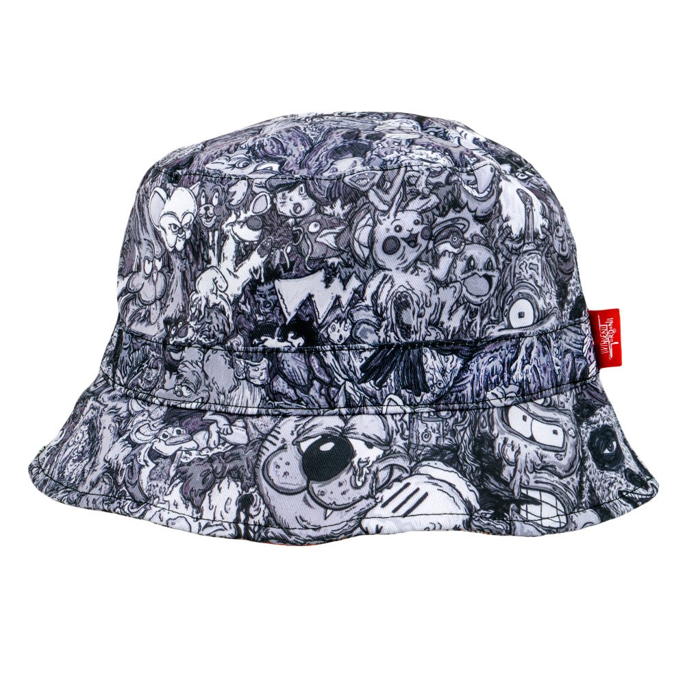 Vincent Gordon Cartoon Gumbo Reversible Bucket Hat - Shop Avnu