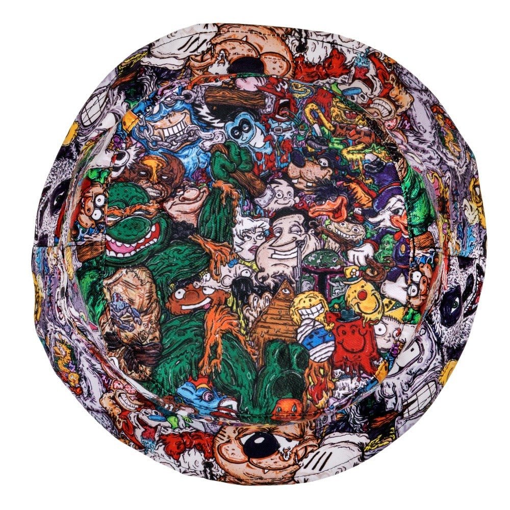 Vincent Gordon Cartoon Gumbo Reversible Bucket Hat - Shop Avnu