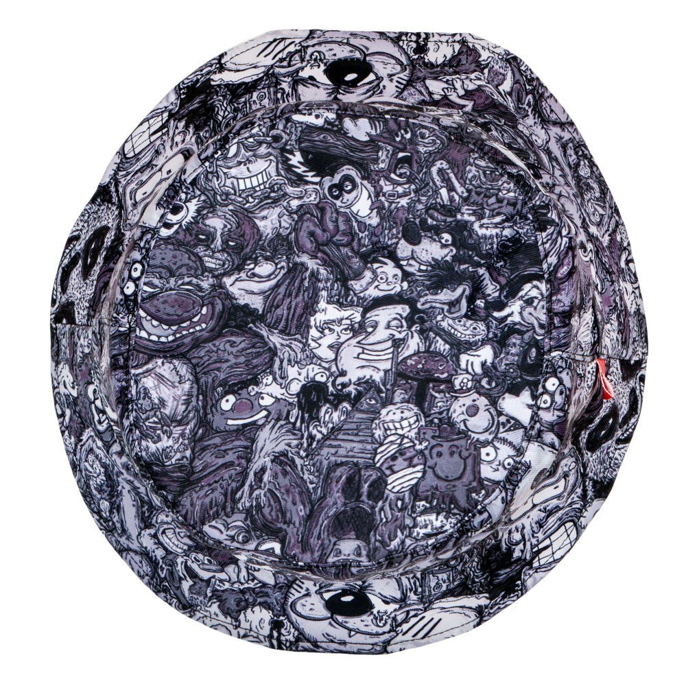Vincent Gordon Cartoon Gumbo Reversible Bucket Hat - Shop Avnu