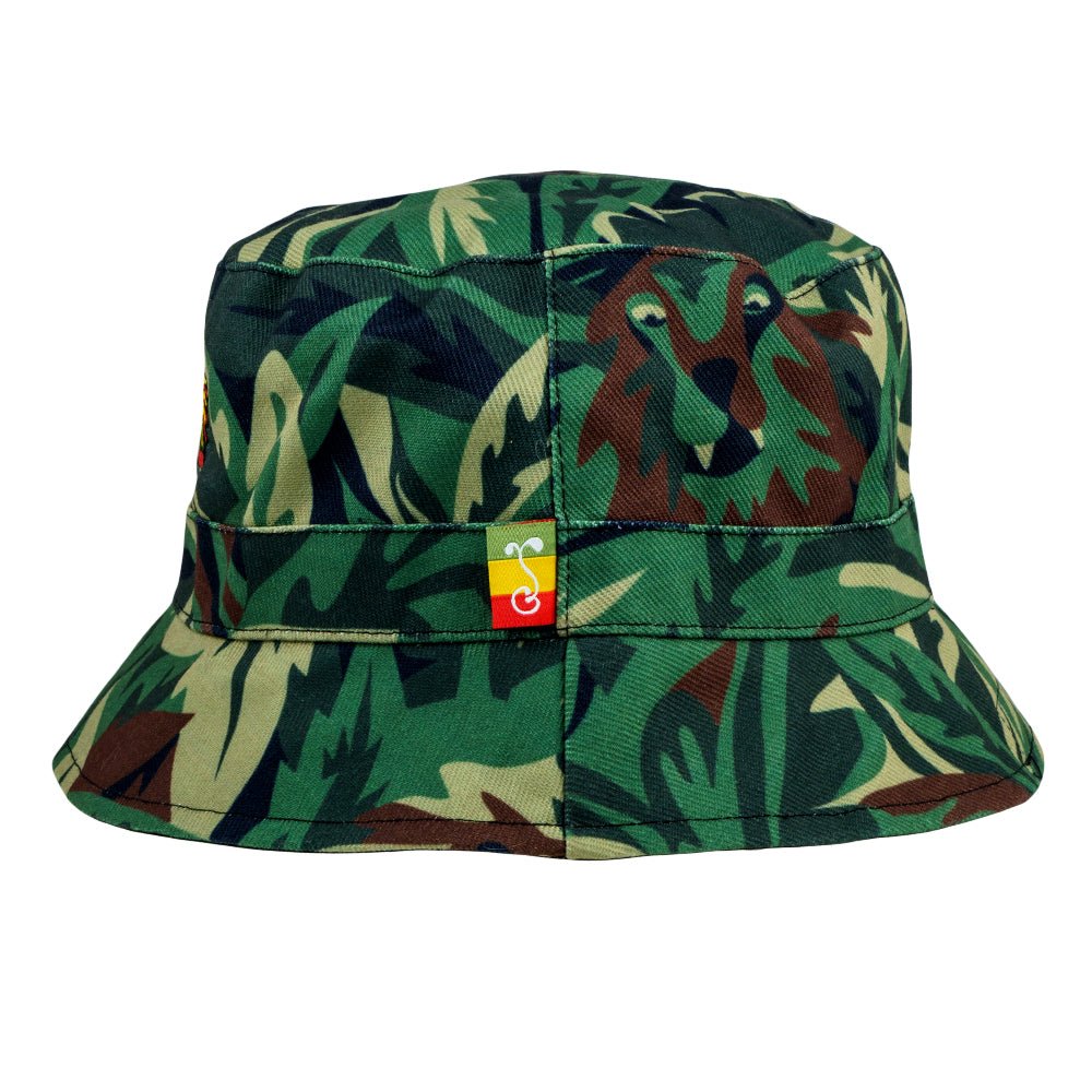 Rasta Cross Reversible Bucket Hat - Shop Avnu