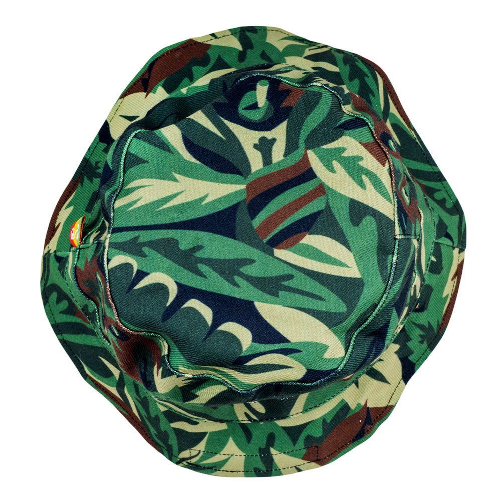 Rasta Cross Reversible Bucket Hat - Shop Avnu