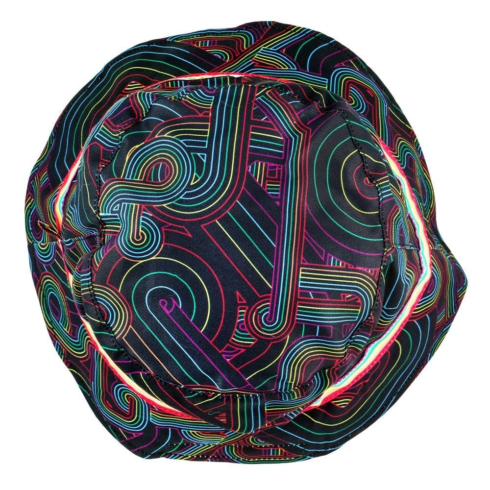 Pink Floyd DSOTM V2 Black Rainbow Reversible Bucket Hat - Shop Avnu