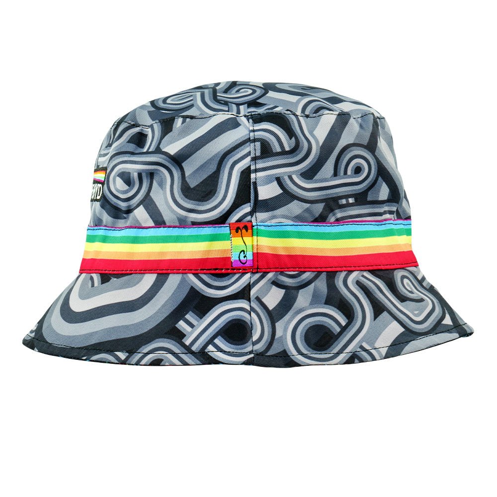 Pink Floyd DSOTM V2 Black Rainbow Reversible Bucket Hat - Shop Avnu