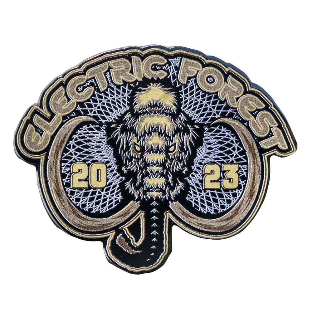 Electric Forest Gold Mammoth Pin - Shop Avnu