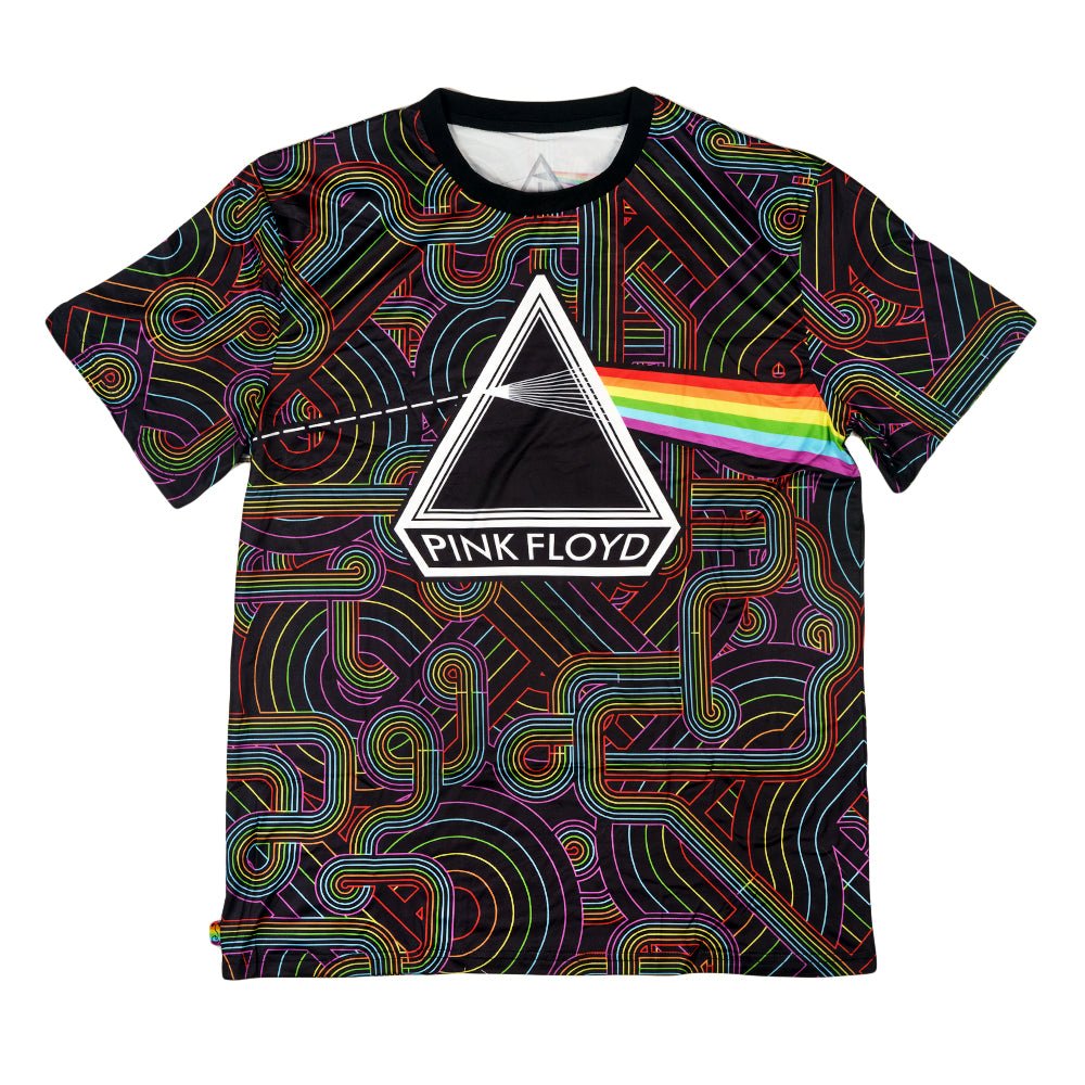 Pink Floyd DSOTM V2 Black Rainbow T Shirt - Shop Avnu