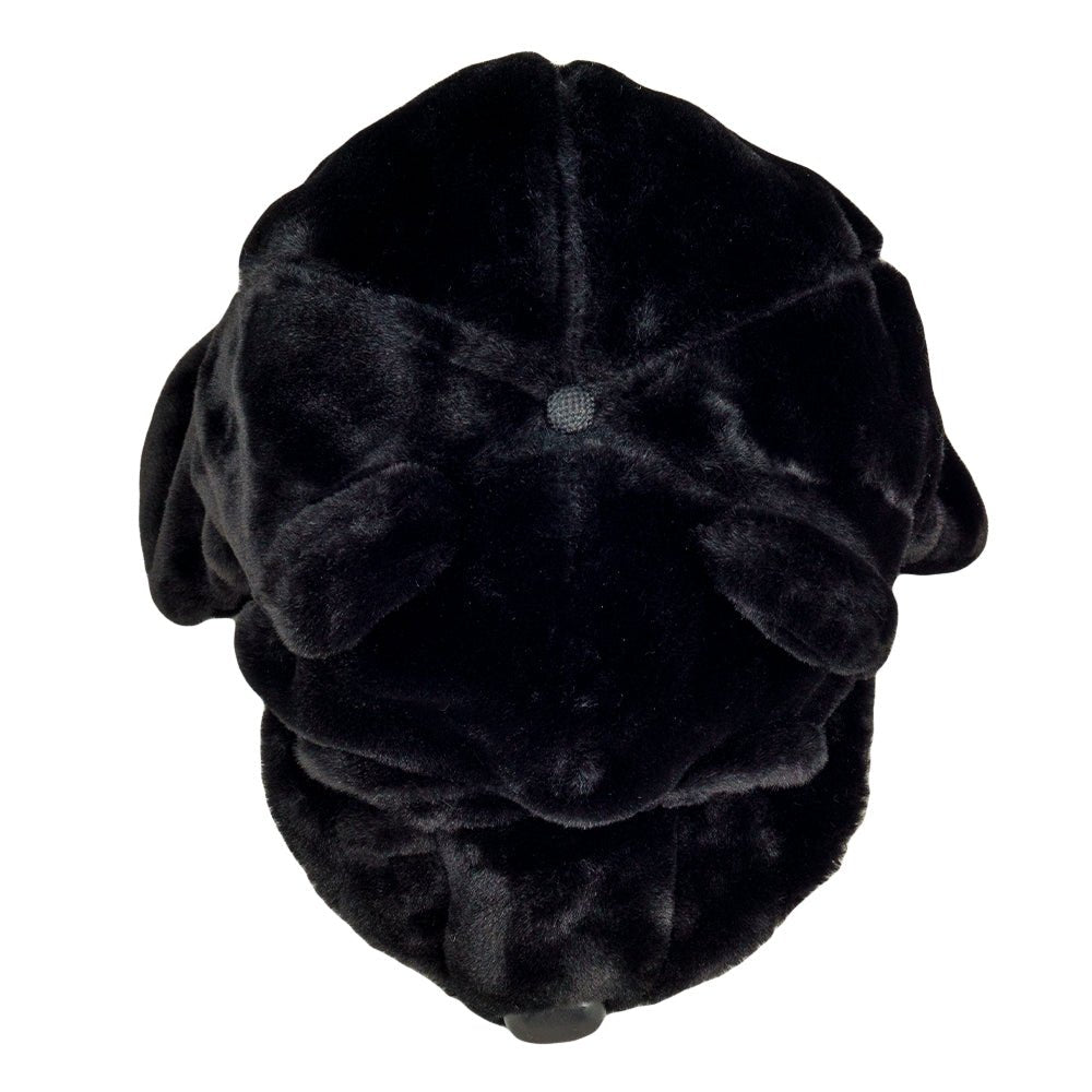 Black Bear Fur Earflap Fitted Hat - Shop Avnu