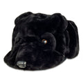 Black Bear Fur Earflap Snapback Hat - Shop Avnu