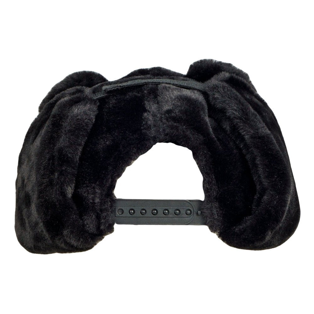 Black Bear Fur Earflap Snapback Hat - Shop Avnu