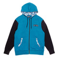 The Band Paisley Blue Zip Up Hoodie - Shop Avnu