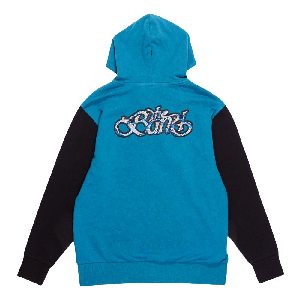 The Band Paisley Blue Zip Up Hoodie - Shop Avnu