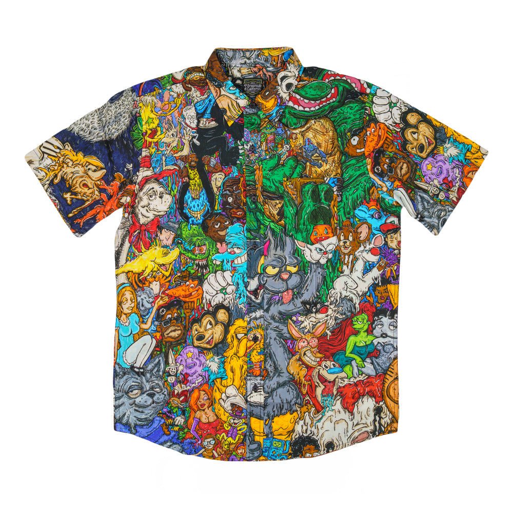 Vincent Gordon Cartoon Gumbo Button Up Shirt - Shop Avnu