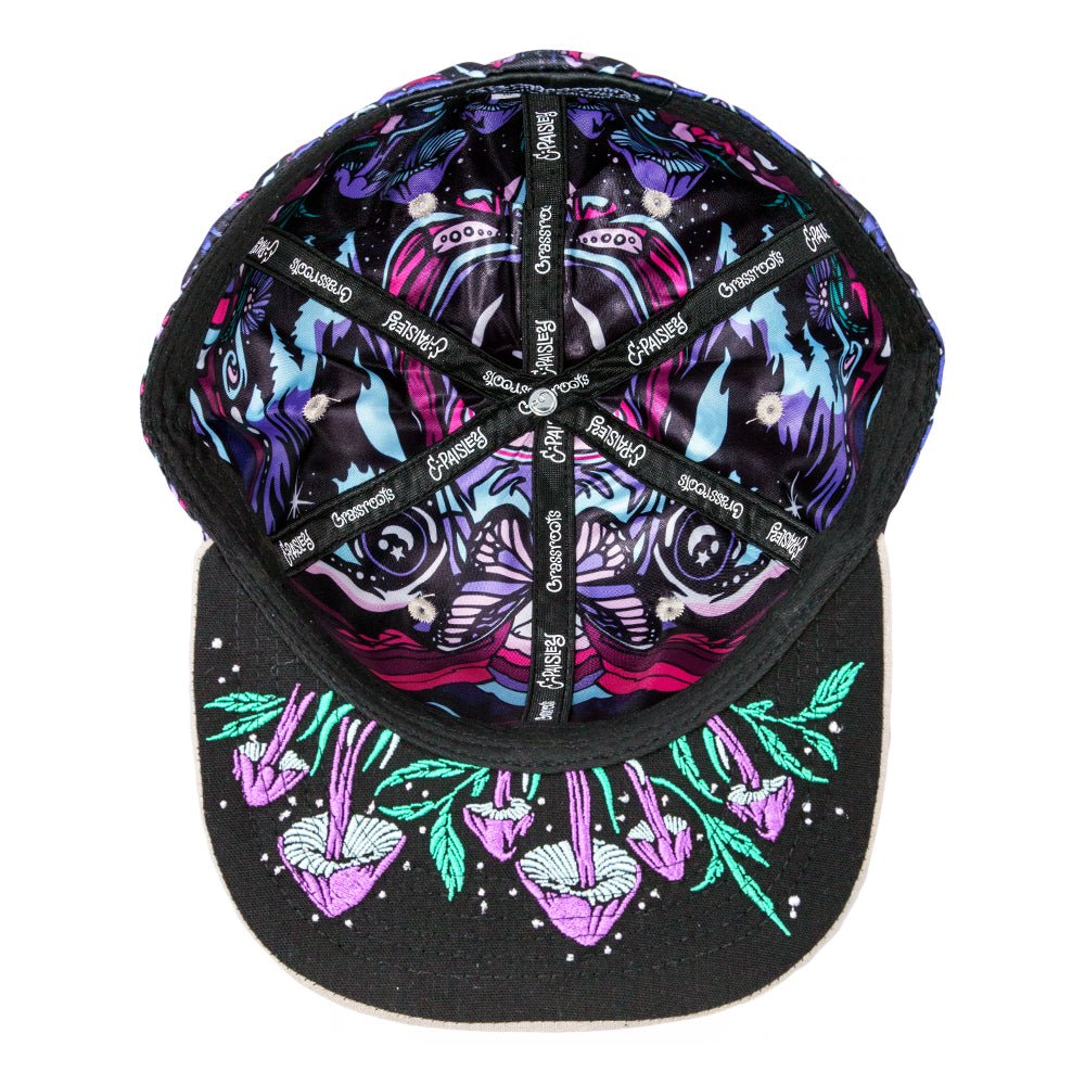Ellie Paisley Bear Floral Fitted Hat - Shop Avnu