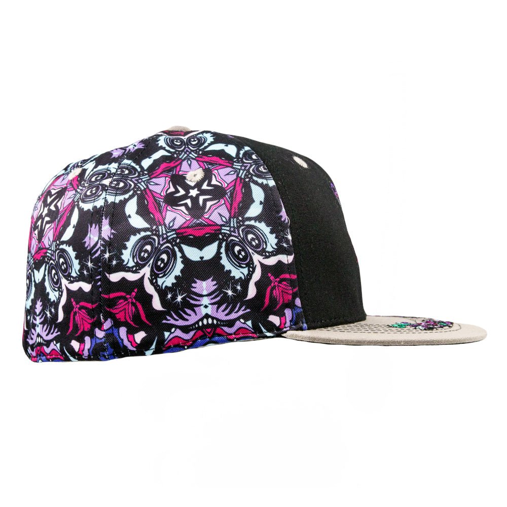 Ellie Paisley Bear Floral Fitted Hat - Shop Avnu