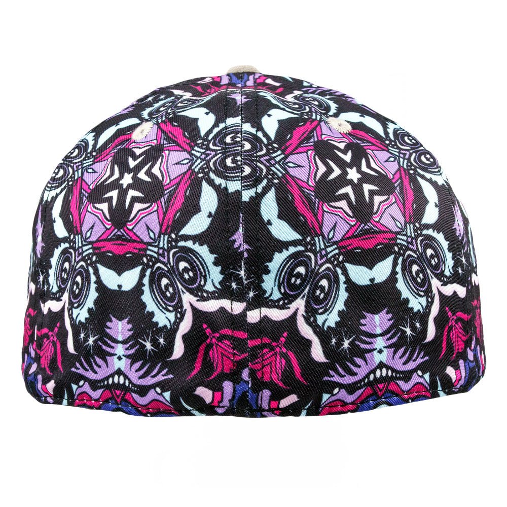 Ellie Paisley Bear Floral Fitted Hat - Shop Avnu
