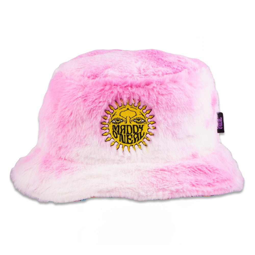 Maddy O'Neal Sunshine Furry Reversible Bucket Hat - Shop Avnu