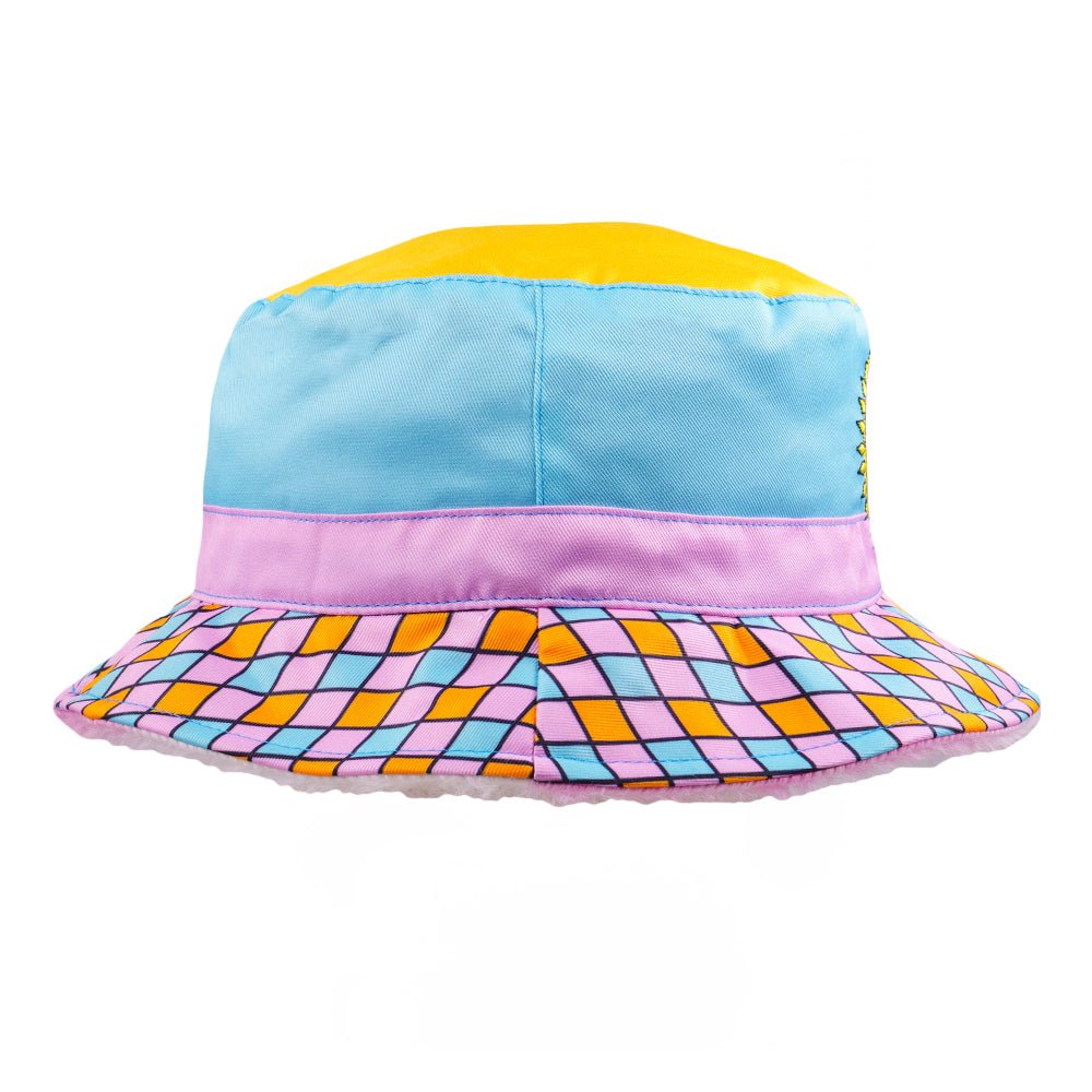 Maddy O'Neal Sunshine Furry Reversible Bucket Hat - Shop Avnu