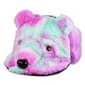 Purple Bear Fur Earflap Snapback Hat - Shop Avnu