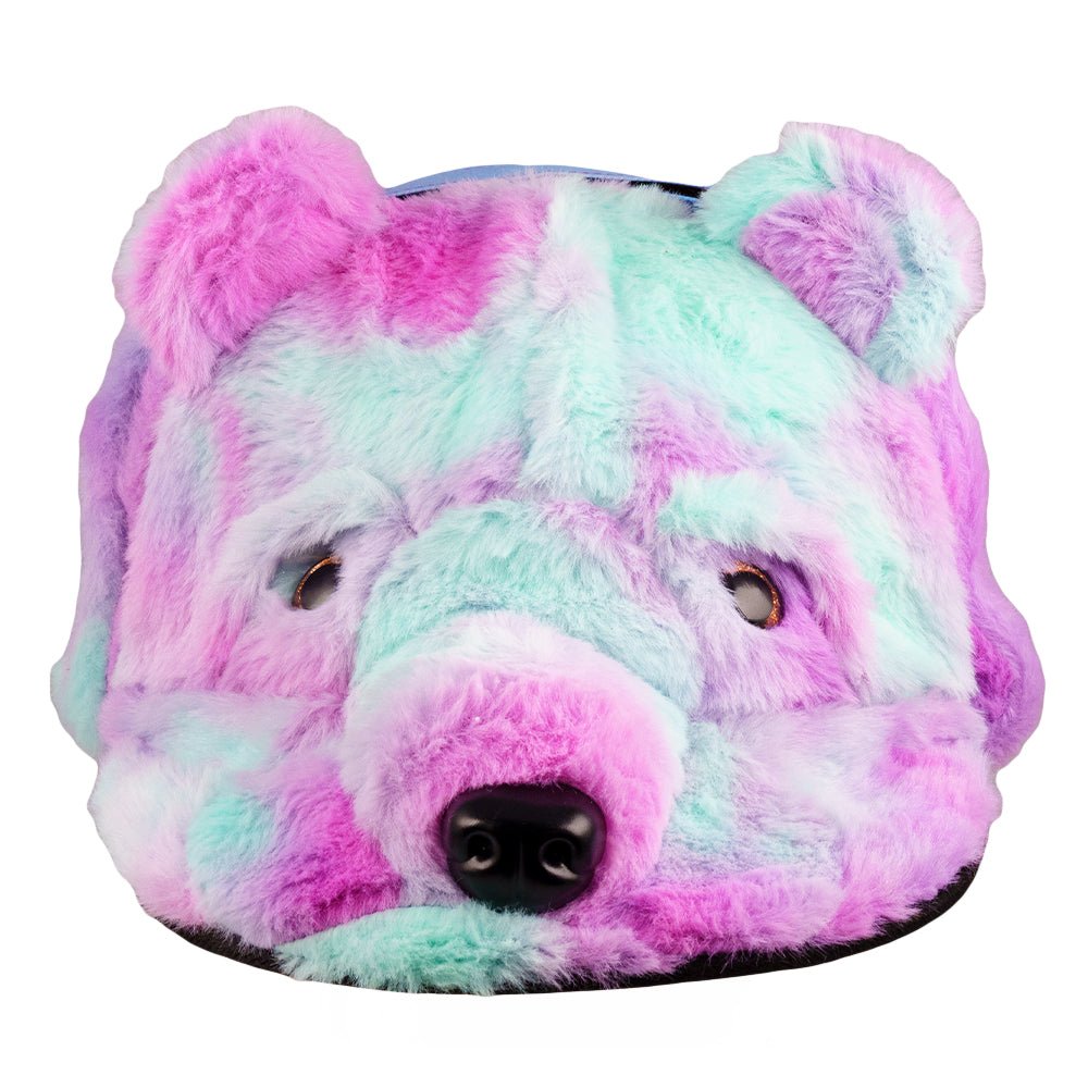 Purple Bear Fur Earflap Snapback Hat - Shop Avnu
