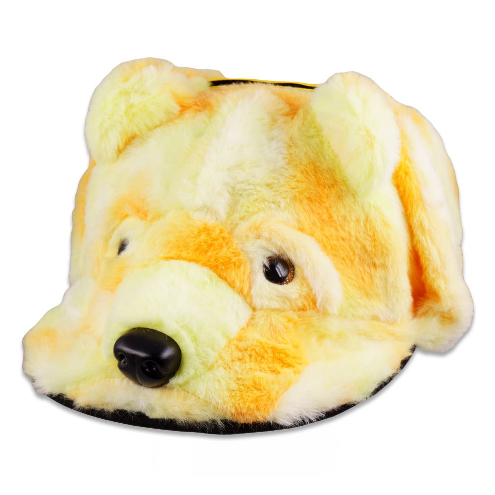Orange Bear Fur Earflap Snapback Hat - Shop Avnu