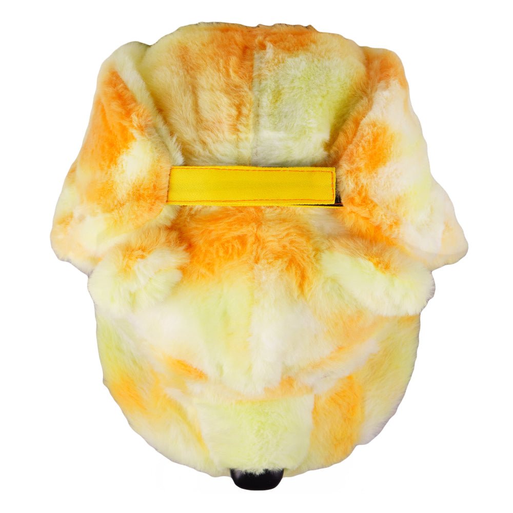 Orange Bear Fur Earflap Snapback Hat - Shop Avnu