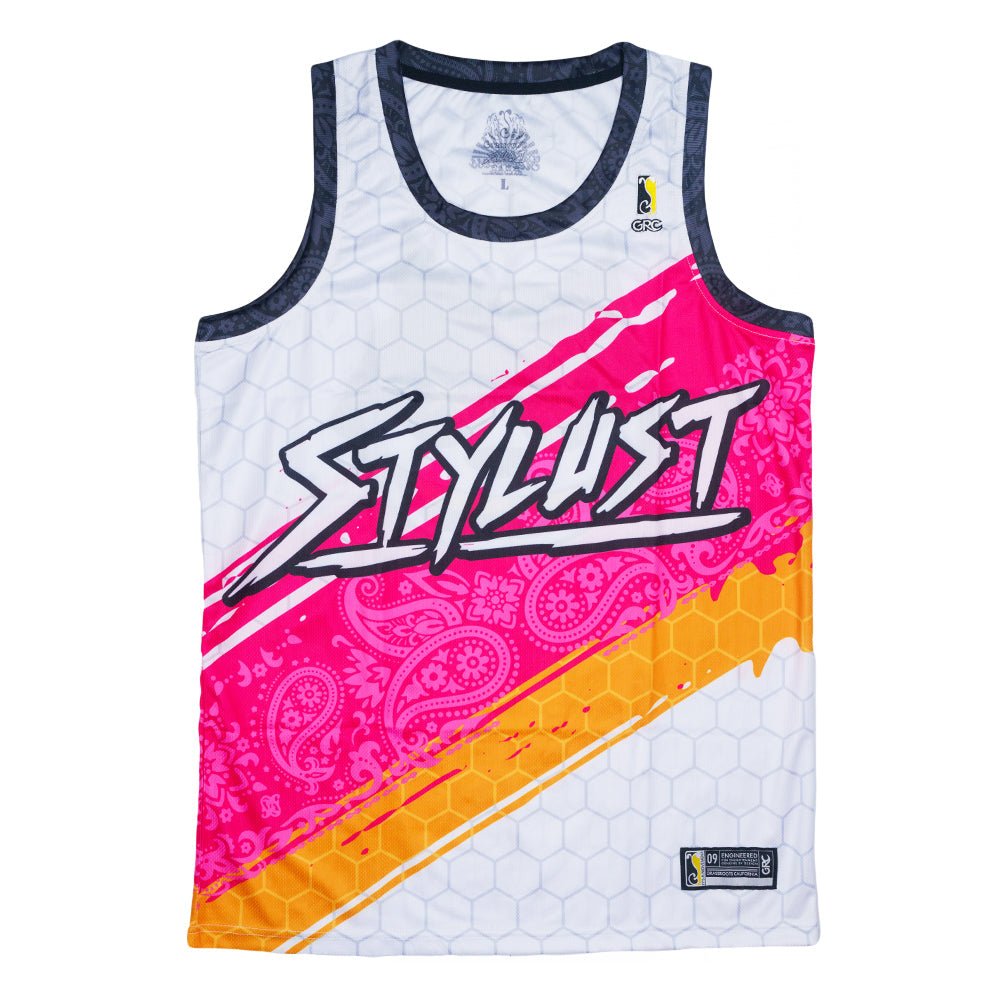 Stylust Paisley Cat White Jersey - Shop Avnu