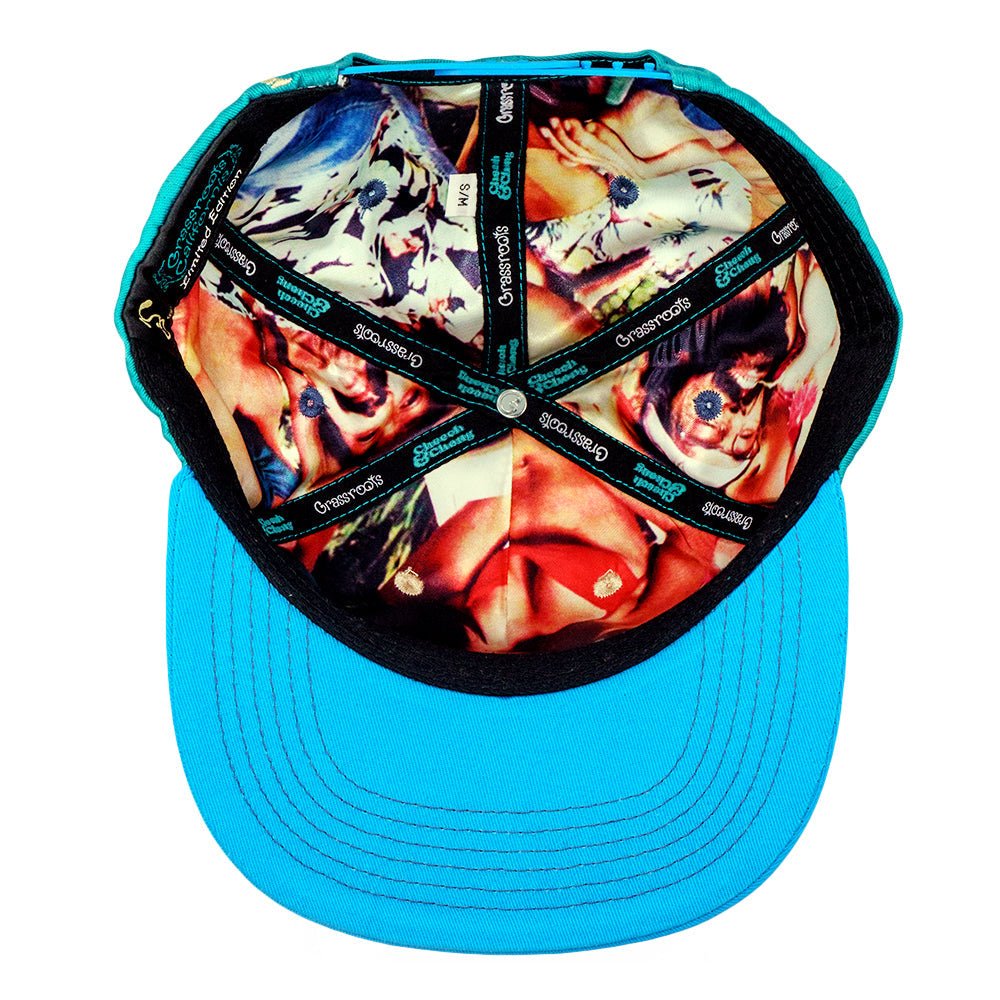 Cheech and Chong Nice Dreams Blue Snapback Hat - Shop Avnu