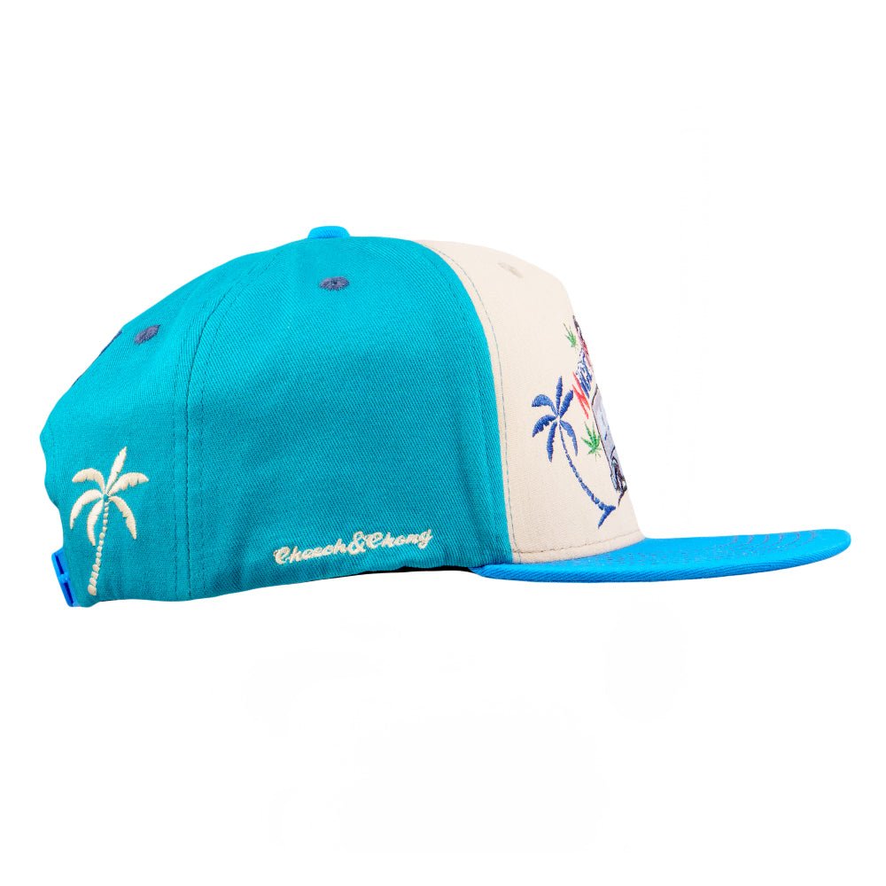 Cheech and Chong Nice Dreams Blue Snapback Hat - Shop Avnu