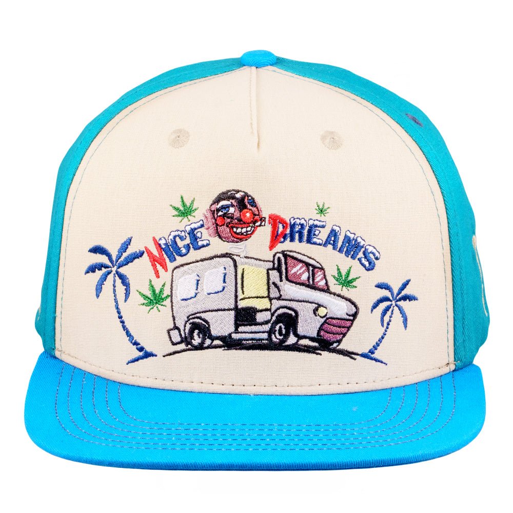 Cheech and Chong Nice Dreams Blue Snapback Hat - Shop Avnu