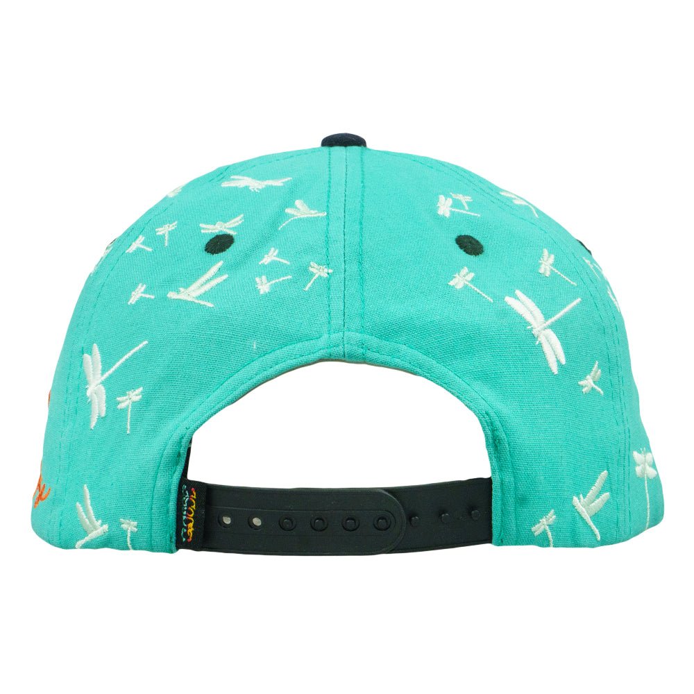 Goose Dragonfly Turquoise Snapback Hat - Shop Avnu