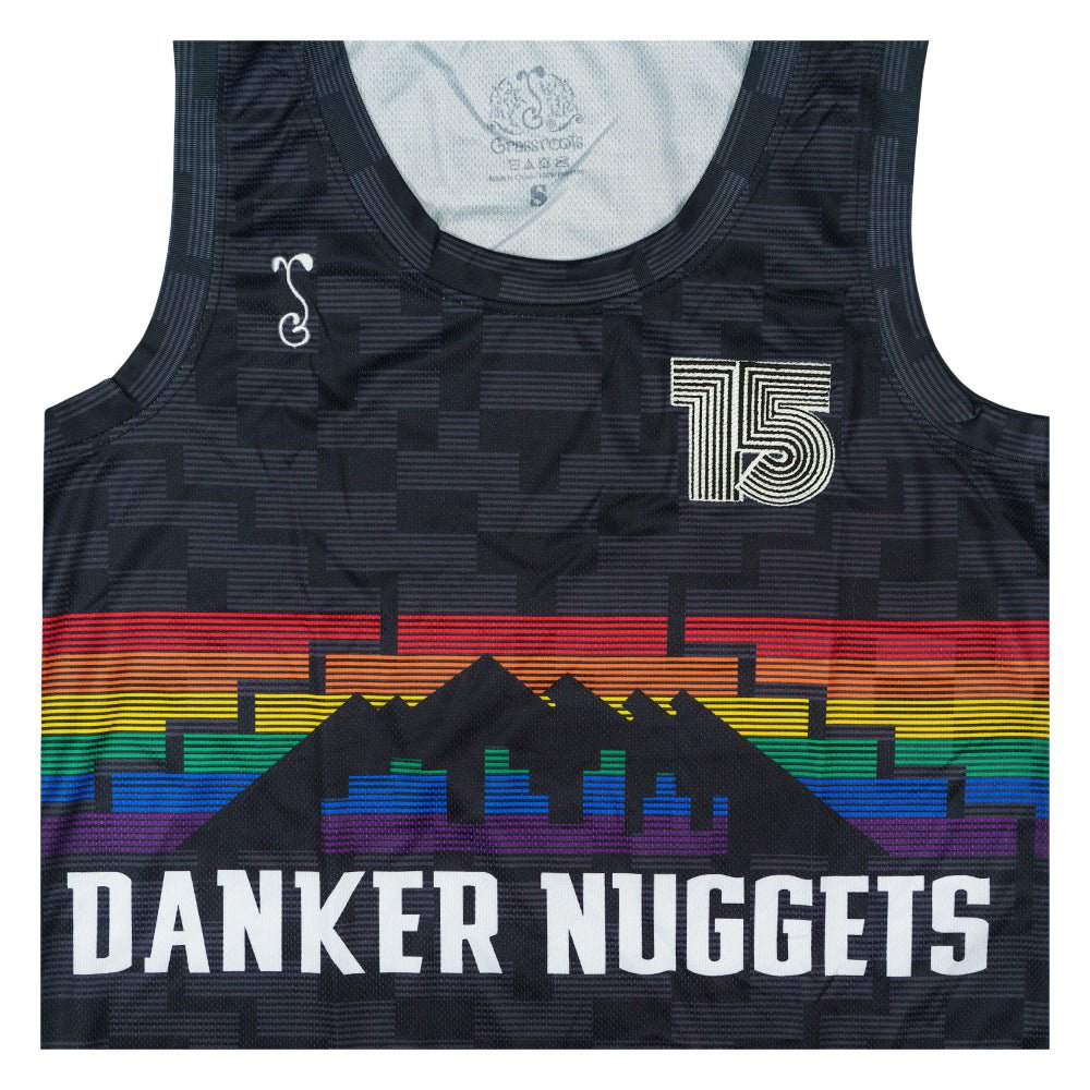 Danker Nuggets Pyramid Black Basketball Jersey - Shop Avnu