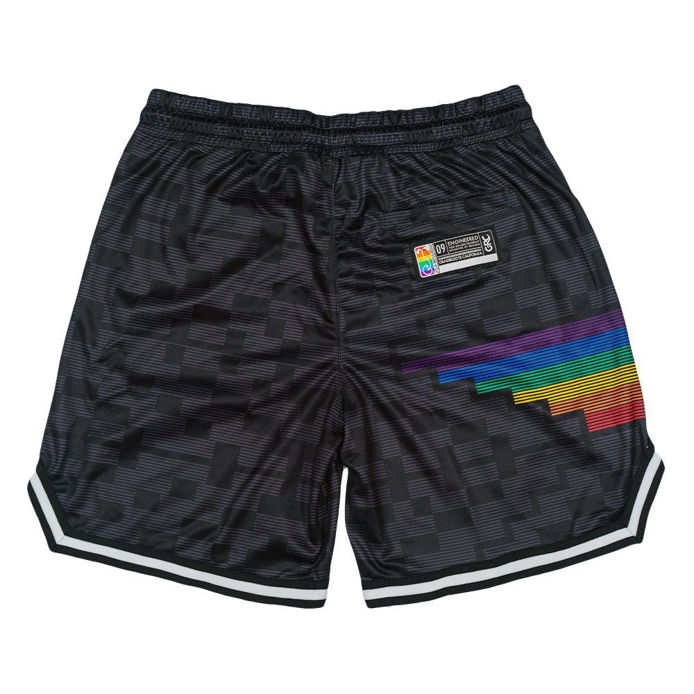 Danker Nuggets Pyramid Black Mesh Shorts - Shop Avnu