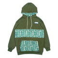 Removable Bear Green Fur Tall Pullover Hoodie - Shop Avnu