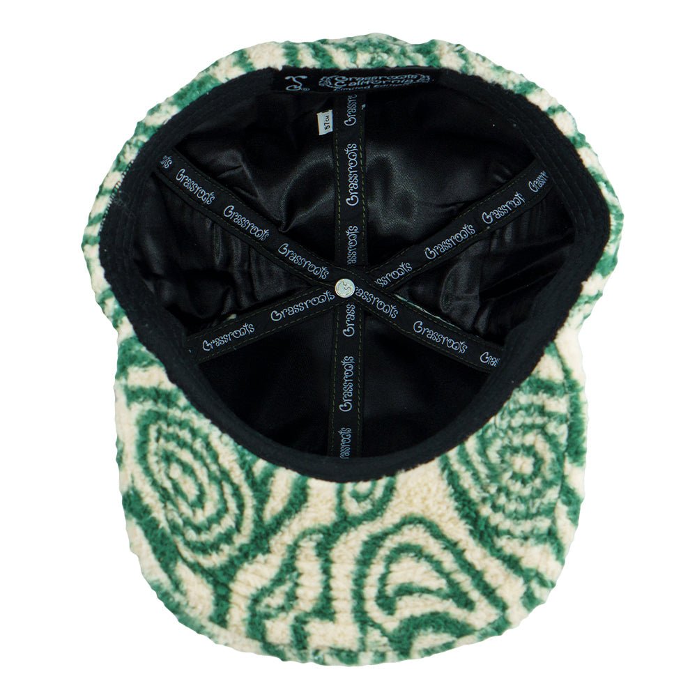 Removable Bear Green Fur Fitted Hat - Shop Avnu