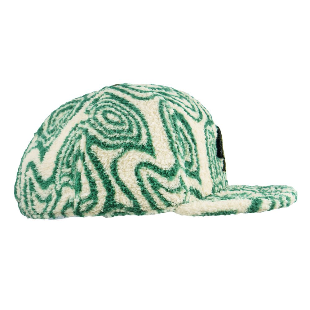 Removable Bear Green Fur Fitted Hat - Shop Avnu