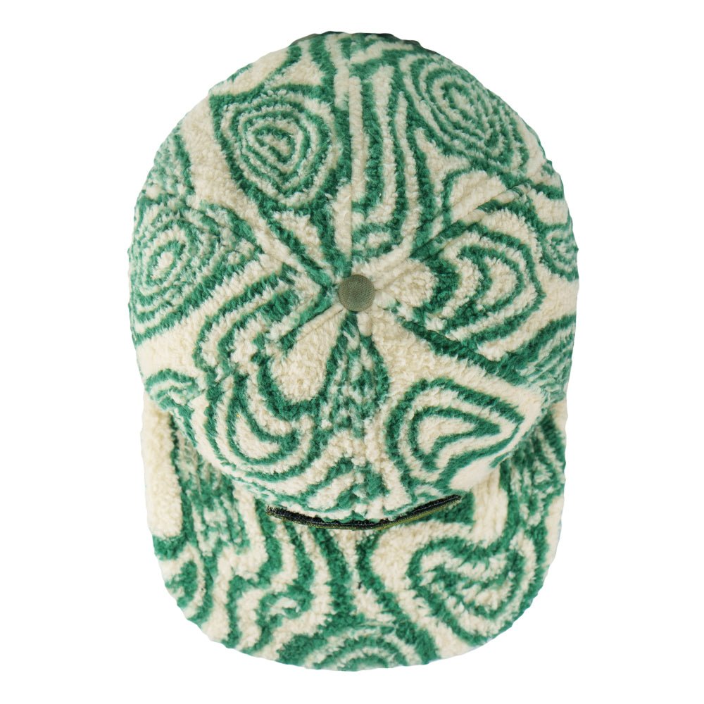 Removable Bear Green Fur Fitted Hat - Shop Avnu
