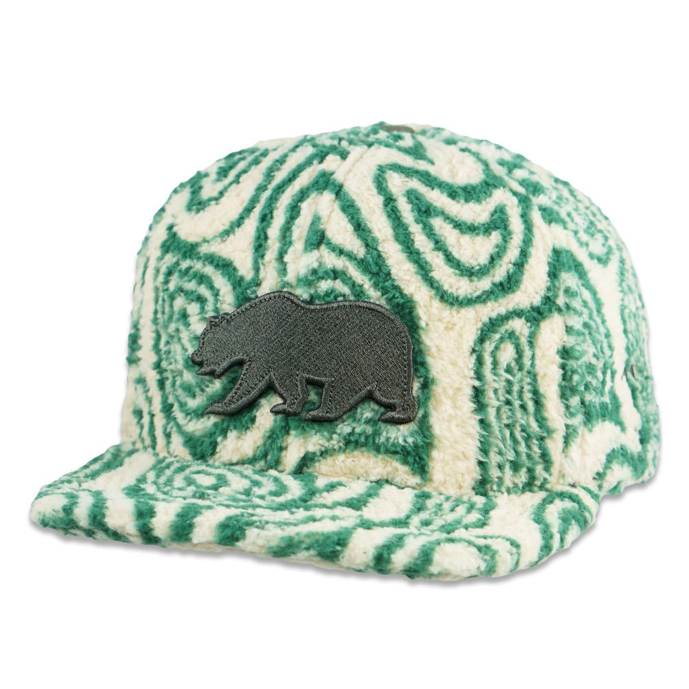 Removable Bear Green Fur Snapback Hat - Shop Avnu