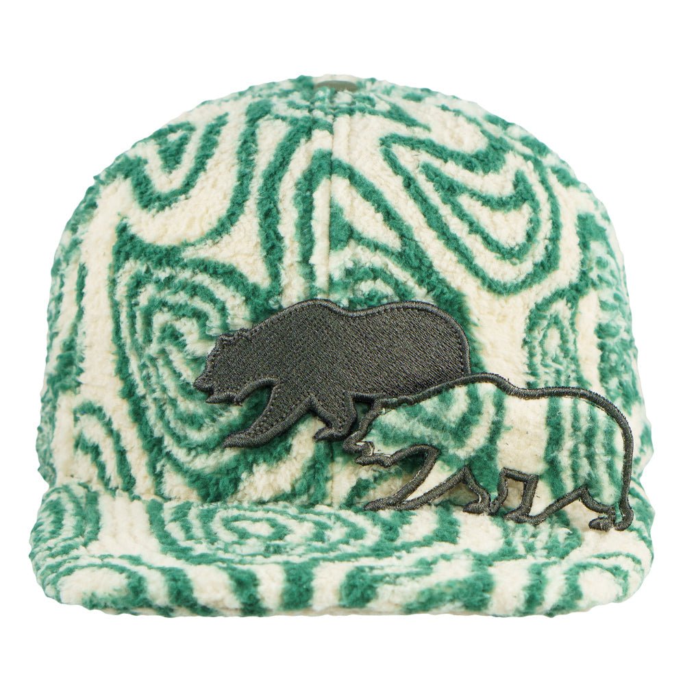 Removable Bear Green Fur Snapback Hat - Shop Avnu