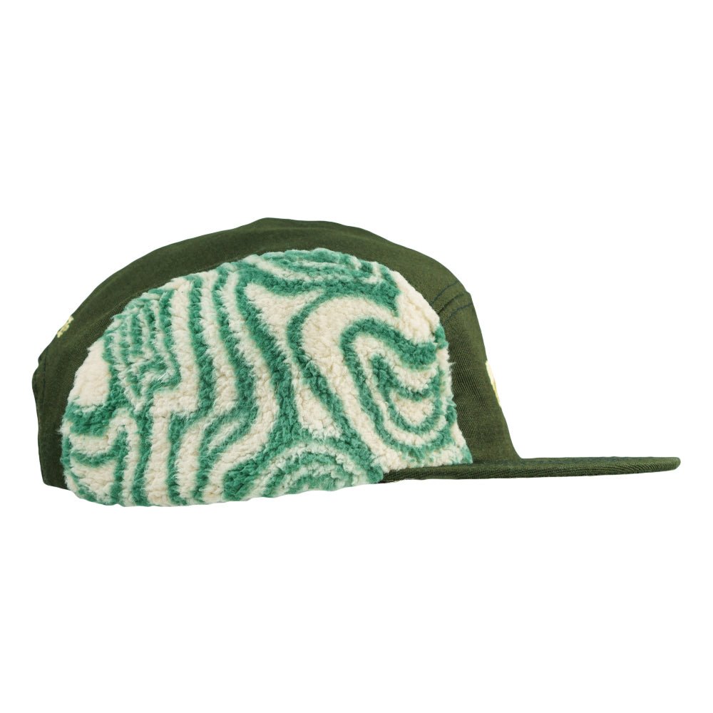 Bear Collection Green Fur 5 Panel Hat - Shop Avnu