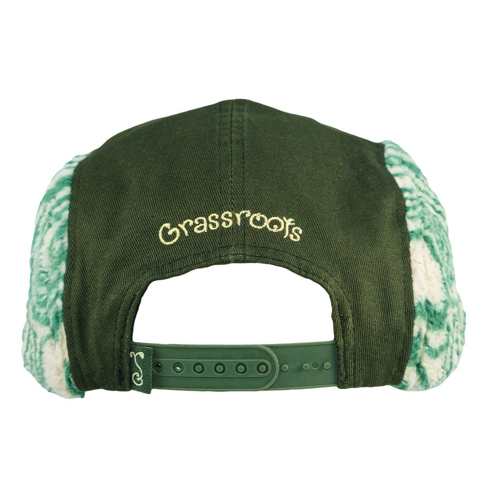 Bear Collection Green Fur 5 Panel Hat - Shop Avnu