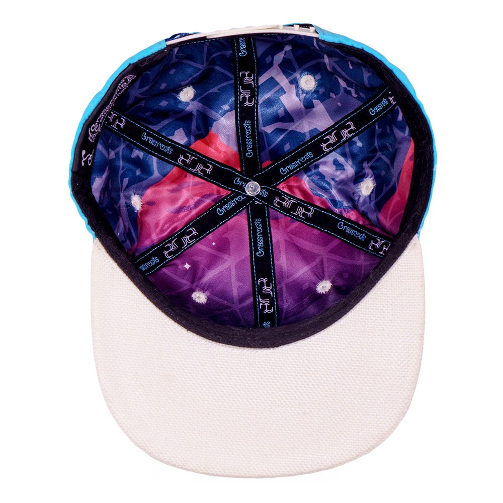 ELEV808 x Grassroots Yeti Blue Snapback Hat - Shop Avnu