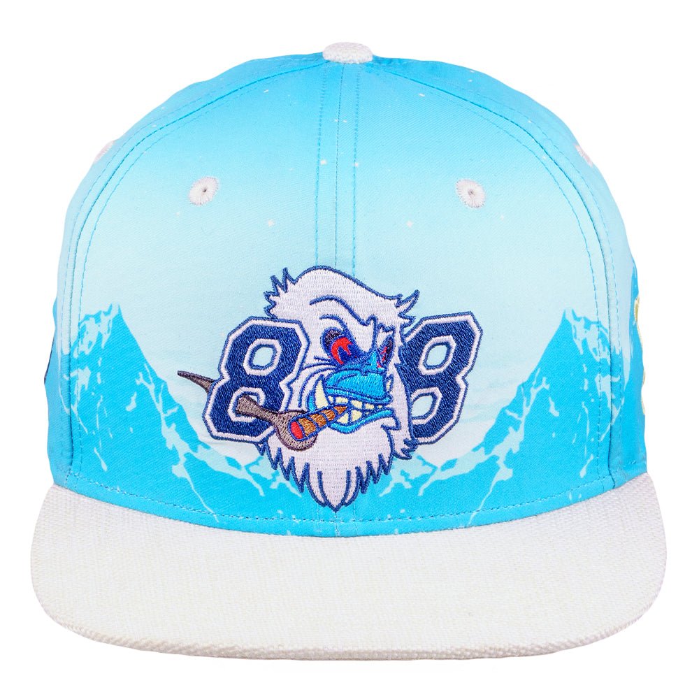 ELEV808 x Grassroots Yeti Blue Snapback Hat - Shop Avnu