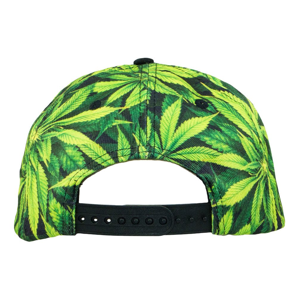 Peter Tosh Leaf Print Snapback Hat - Shop Avnu