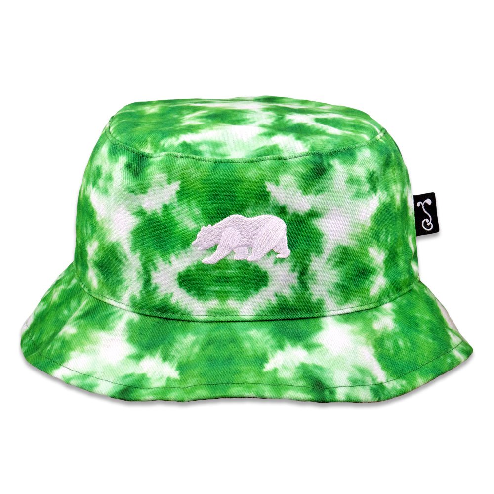 Polar Bear Green Reversible Bucket Hat - Shop Avnu