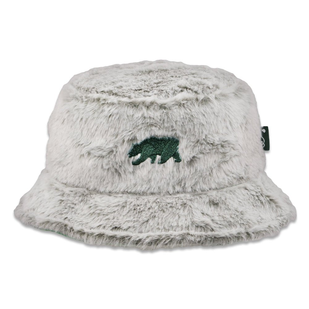 Polar Bear Green Reversible Bucket Hat - Shop Avnu