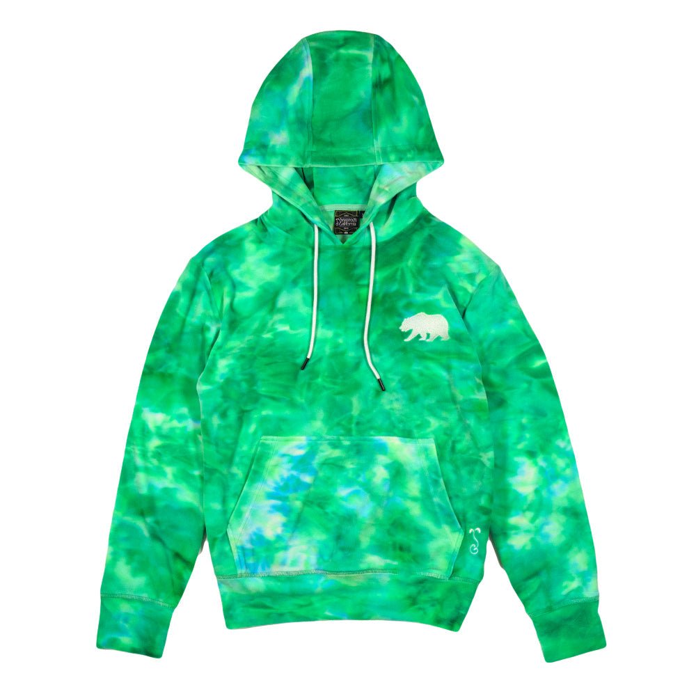 Polar Bear Green Velour Womens Pullover Hoodie - Shop Avnu