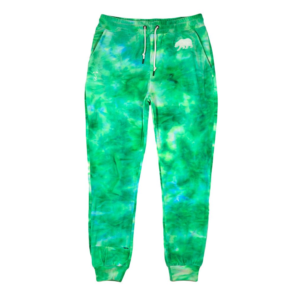 Polar Bear Green Velour Womens Joggers - Shop Avnu