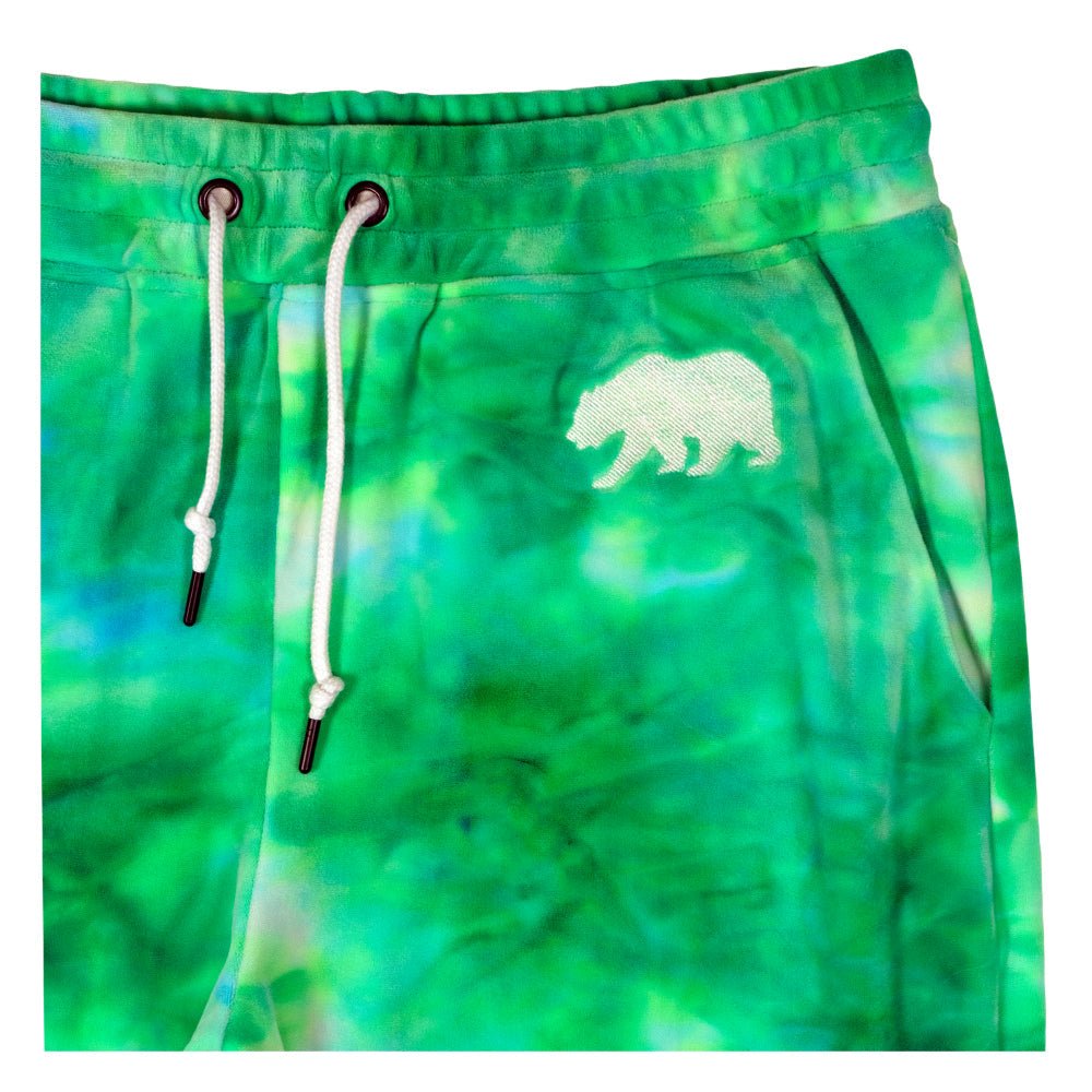 Polar Bear Green Velour Womens Joggers - Shop Avnu